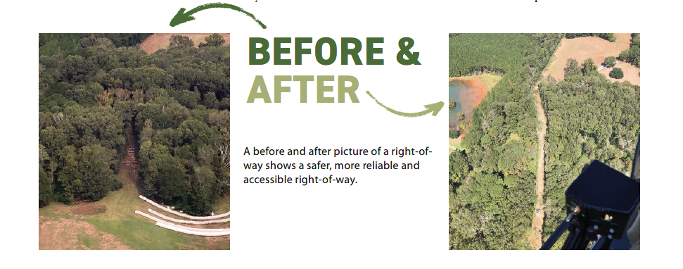 ROW before and after