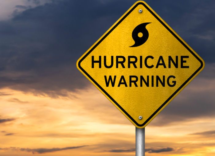 hurricane sign